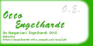 otto engelhardt business card